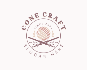 Handicraft Weaving Crochet logo design