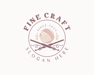 Handicraft Weaving Crochet logo design