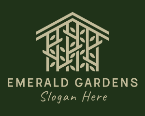 Greenhouse Vine Plant  logo design