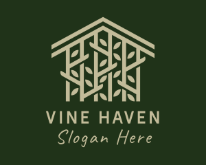 Greenhouse Vine Plant  logo design