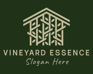 Greenhouse Vine Plant  logo design