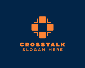 Insurance - Modern Cross Symbol logo design