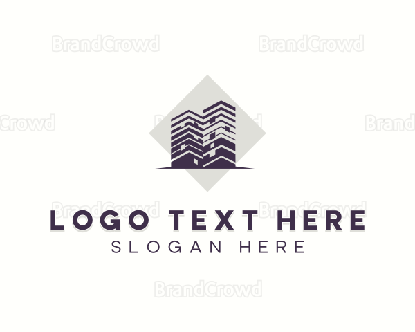 Condominium Building Property Logo