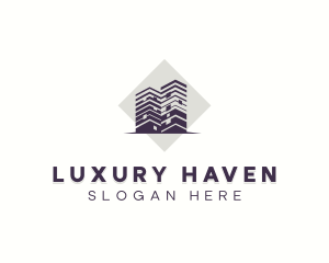 Condominium - Condominium Building Property logo design