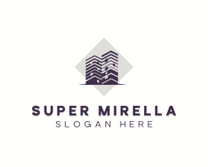 Skyscraper - Condominium Building Property logo design