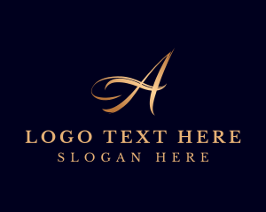 Luxury Fashion Letter A Logo