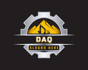 Industrial Mountain Excavator Logo