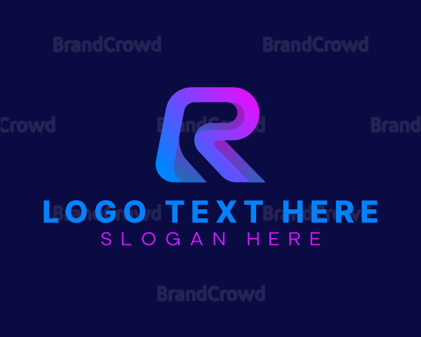 Startup Marketing Letter R Logo