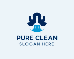 Squeegee Home Cleaning logo design