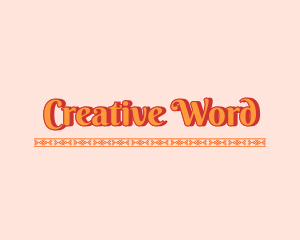 Word - Decorative Elegant Script logo design