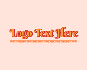 Word - Decorative Elegant Script logo design