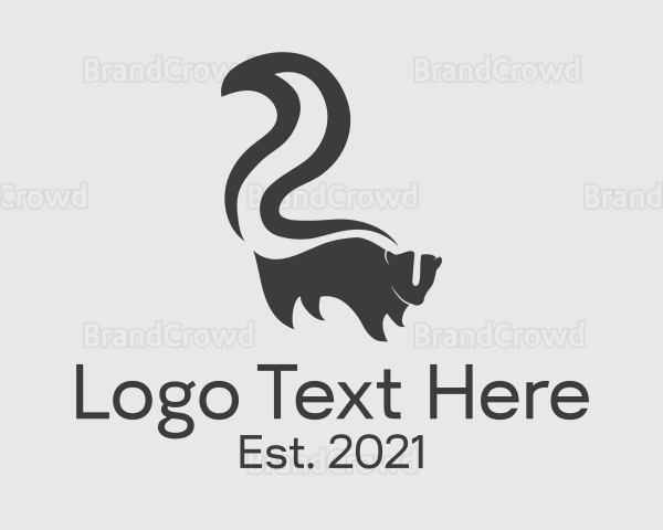 Minimalist Skunk Animal Logo | BrandCrowd Logo Maker