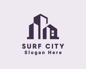 City Building House Apartment logo design