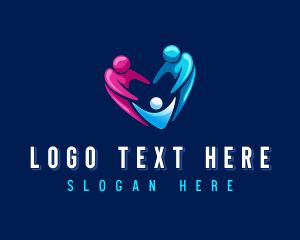 Guidance - Family Parenting Heart logo design