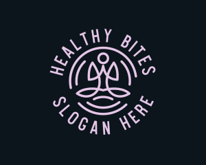 Wellness Yoga Studio logo design