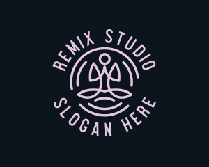 Wellness Yoga Studio logo design