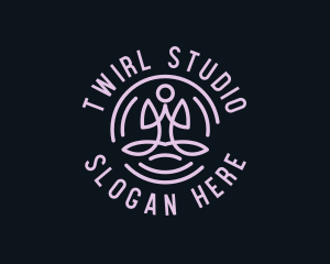 Wellness Yoga Studio logo design