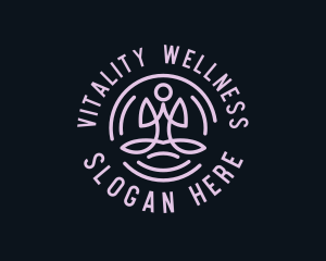 Wellness Yoga Studio logo design