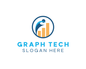 Graph - Human Graph Economy logo design