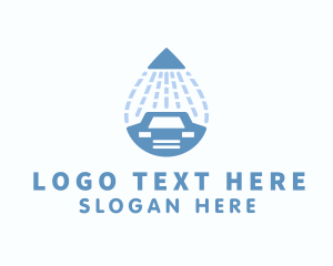 Washing - Water Hose Car Wash logo design