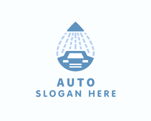 Water Hose Car Wash logo design