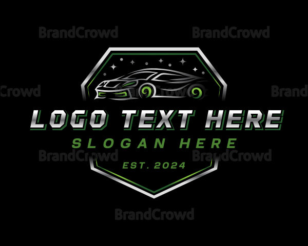 Racing Car Automotive Logo