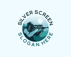 Sniper Soldier Army Logo