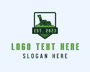 Gardener - Gardening Lawn Mower logo design