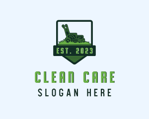 Gardening Lawn Mower logo design