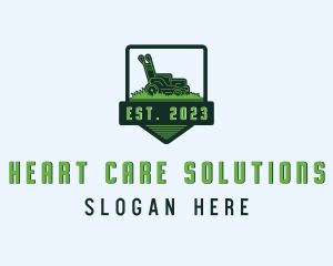 Gardening Lawn Mower logo design