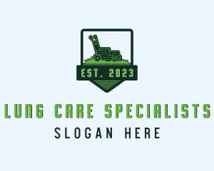 Gardening Lawn Mower logo design