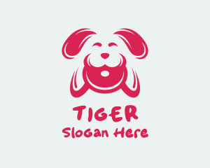 Frisbee Dog Toy  Logo
