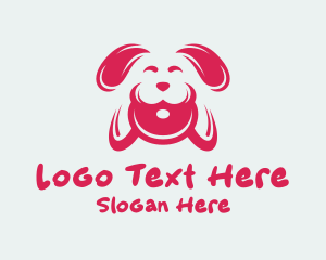 Dog Training - Frisbee Dog Toy logo design
