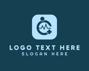 Letter C - Medical Healthcare App logo design