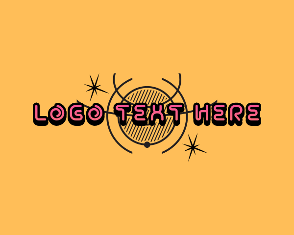 Solar System - Space Planetary Orbit logo design