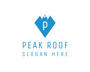 Mountain Diamond Peak  logo design