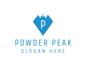 Mountain Diamond Peak  logo design