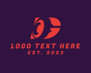 Track - Car Tire Letter G logo design