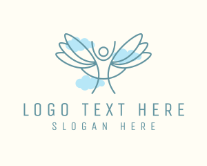 Congregation - Religious Angel Cloud logo design