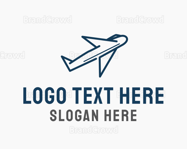 Airplane Travel Company Logo