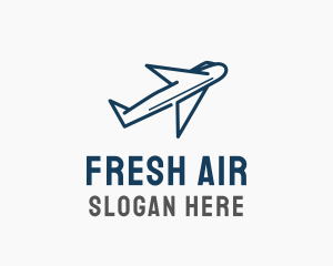 Airplane Travel Company logo design