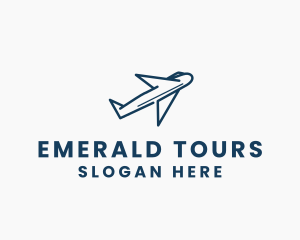 Airplane Travel Company logo design