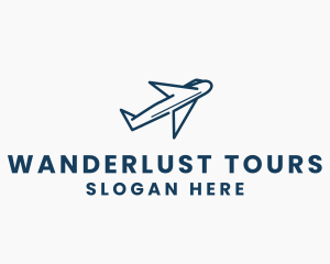 Airplane Travel Company logo design