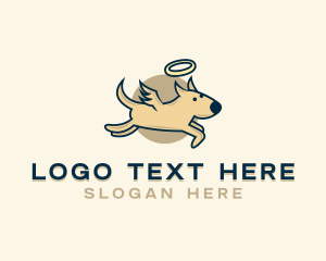 Kennel - Pet Dog Halo logo design