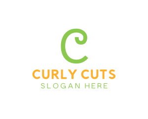 Curly - Curly Playful Daycare logo design