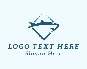 Fish Tank - Shark Surfing Predator logo design