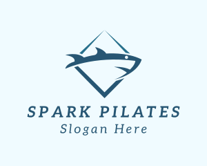 Wildlife Center - Shark Surfing Predator logo design