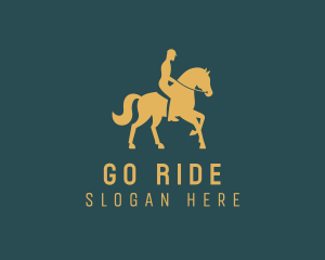 Horseback Riding Equestrian logo design