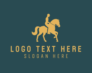 Stallion - Horseback Riding Equestrian logo design