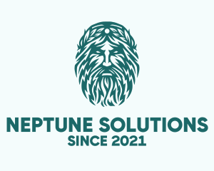 Neptune - Green Zues Silhouette logo design